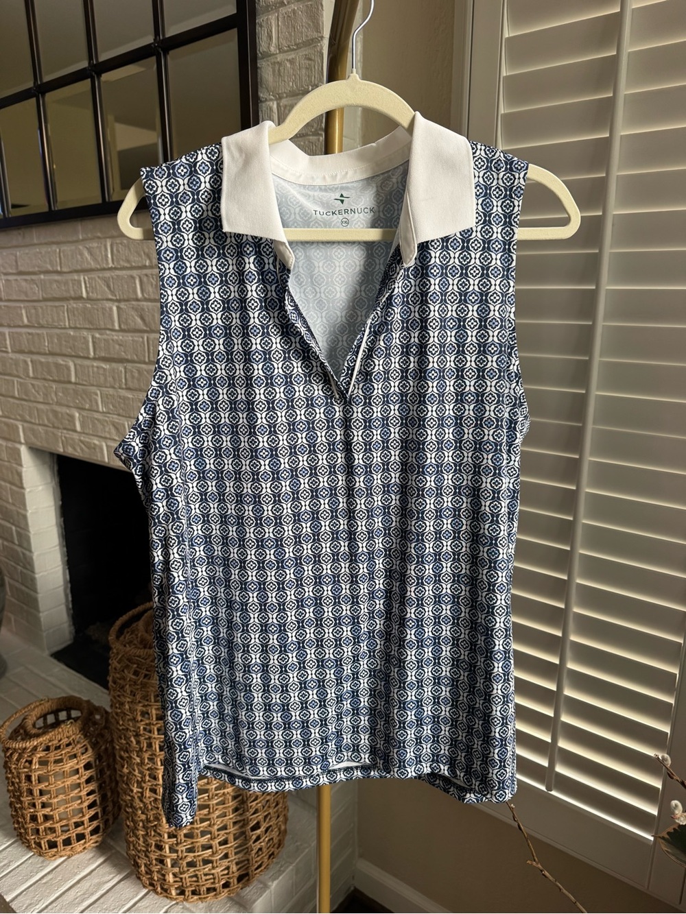 Tuckernuck Sport Lisbon Tile Sleeveless Caroline Polo